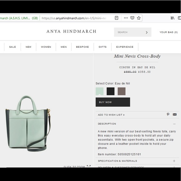 Anya Hindmarch Handbags - Anya Hindmarch Handbag